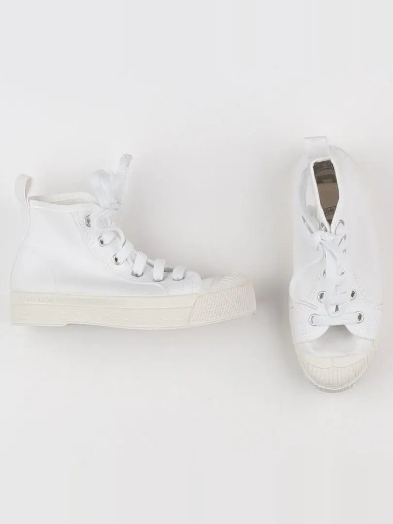 Tennis à lacets stella blanc