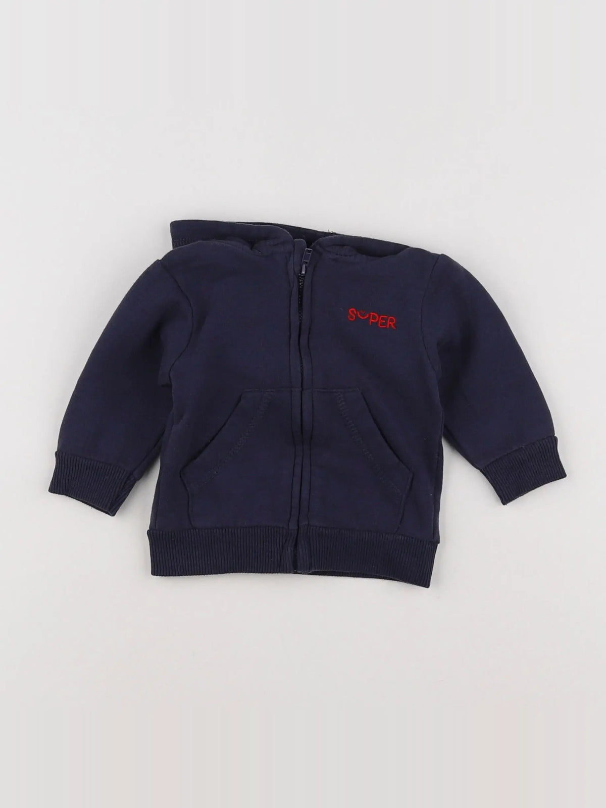 Tape à l'oeil - sweat bleu - 3 mois