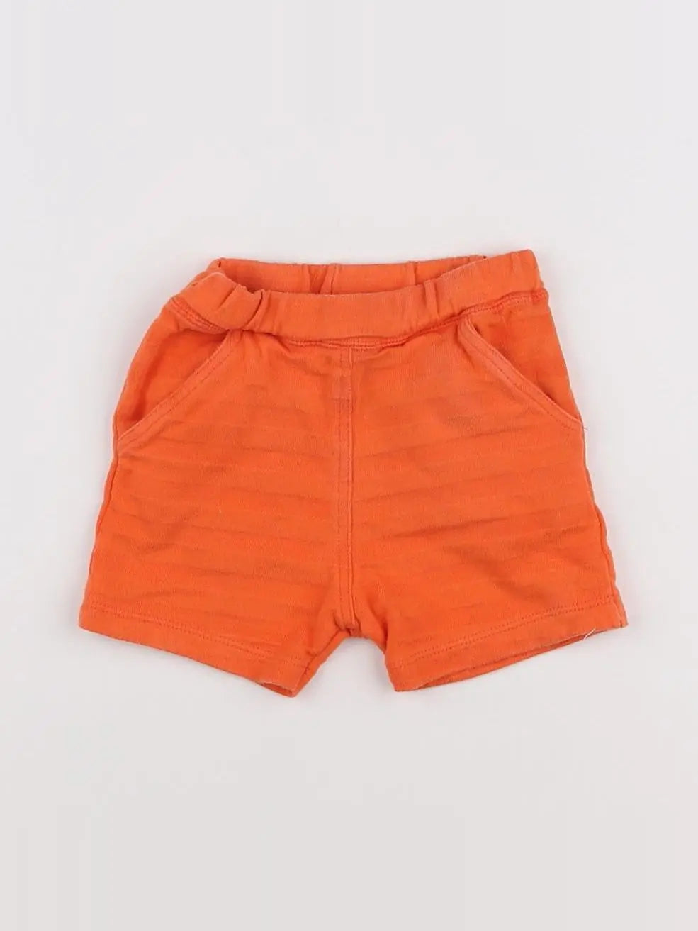 Petit Bateau - short orange - 6 mois