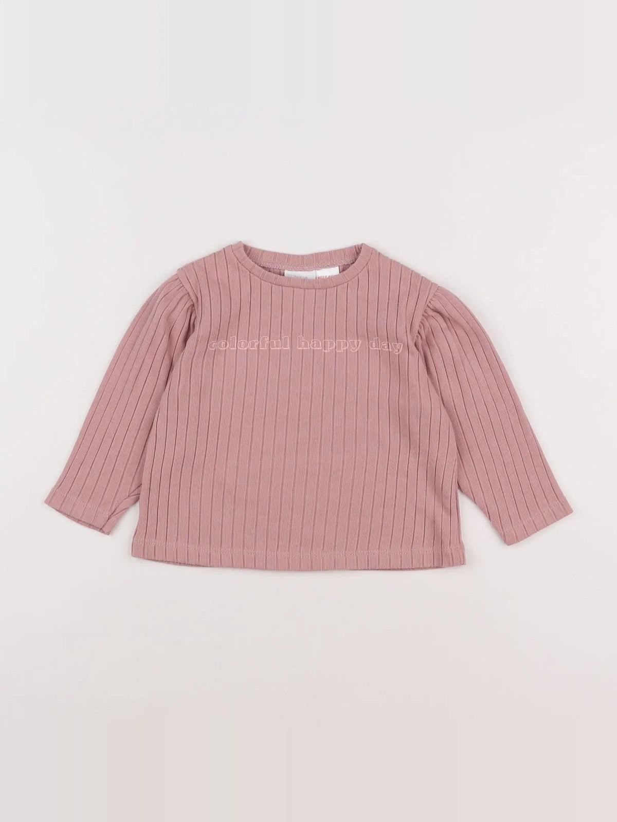 Zara - tee-shirt rose - 9/12 mois