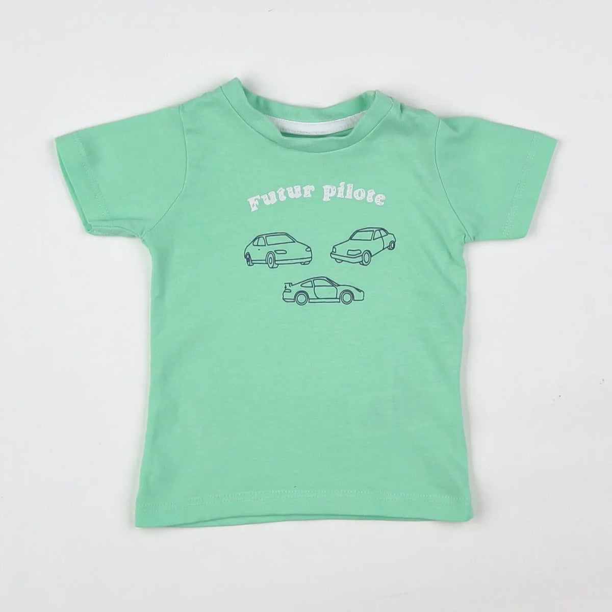 Vertbaudet - tee-shirt vert - 3 mois