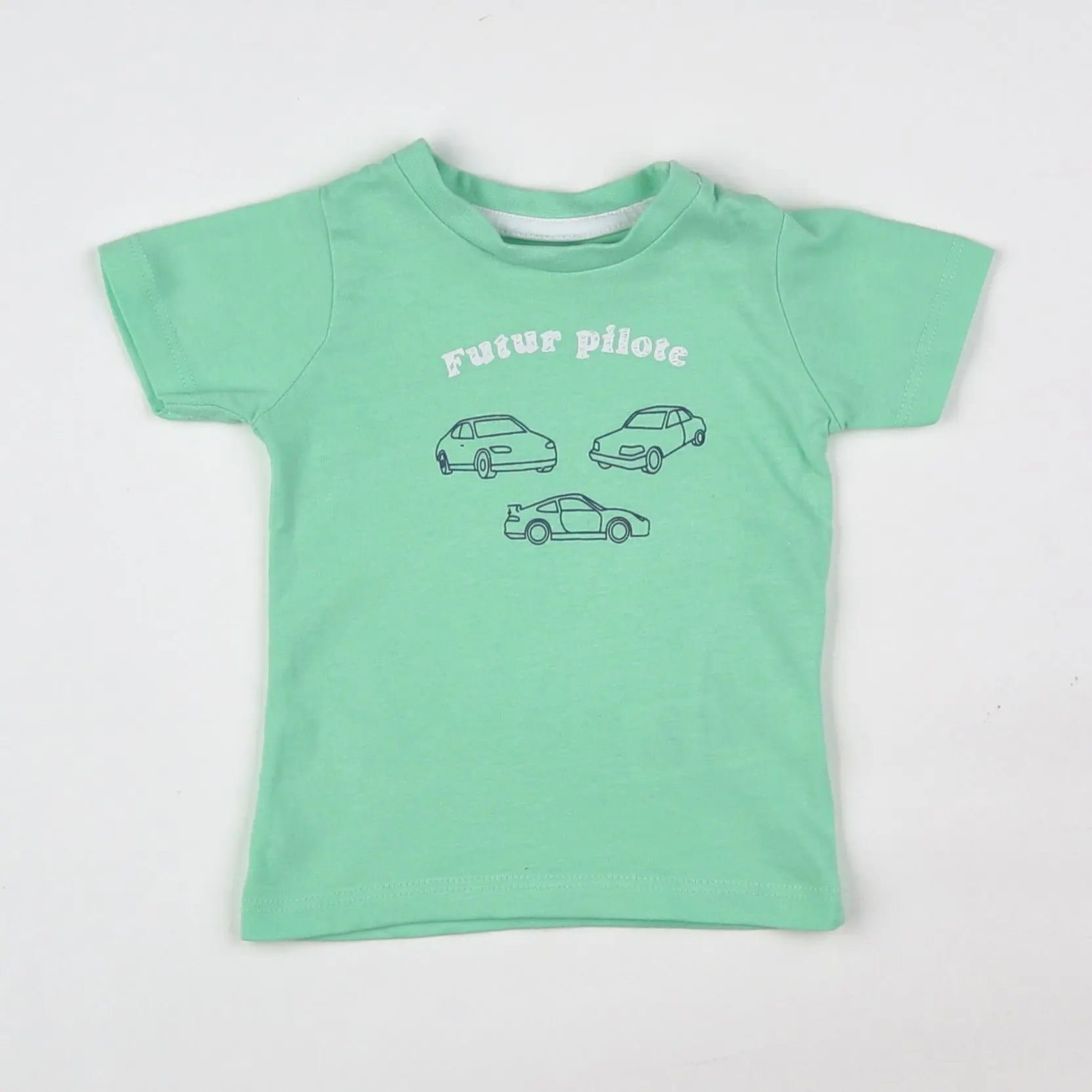 Vertbaudet - tee-shirt vert - 3 mois