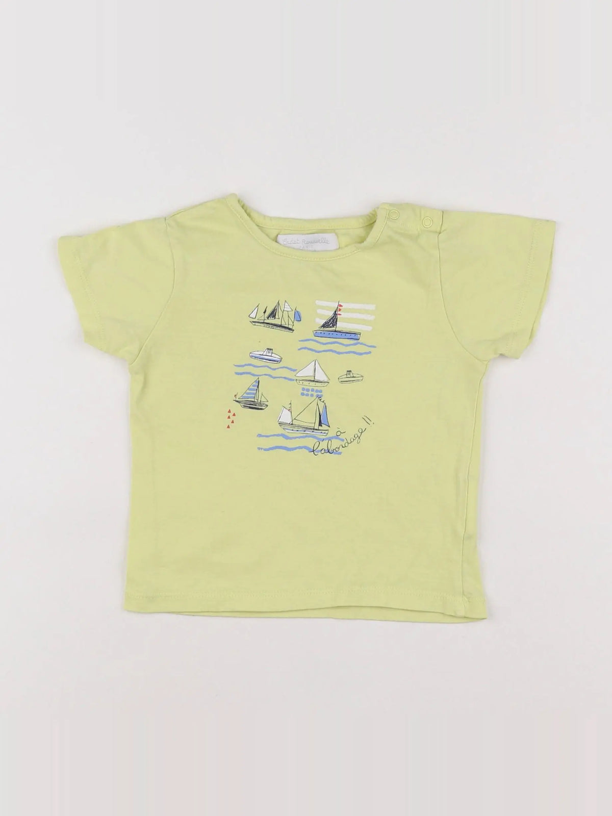 Cadet Rousselle - tee-shirt jaune - 12 mois