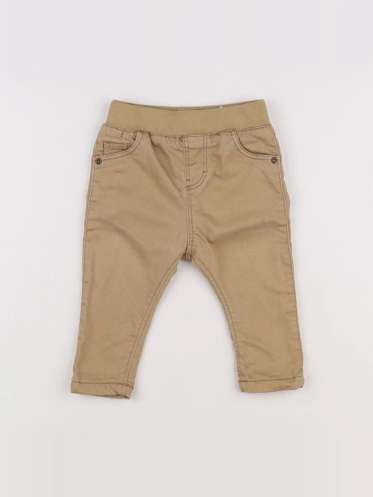 H&M - pantalon doublé marron - 3/6 mois