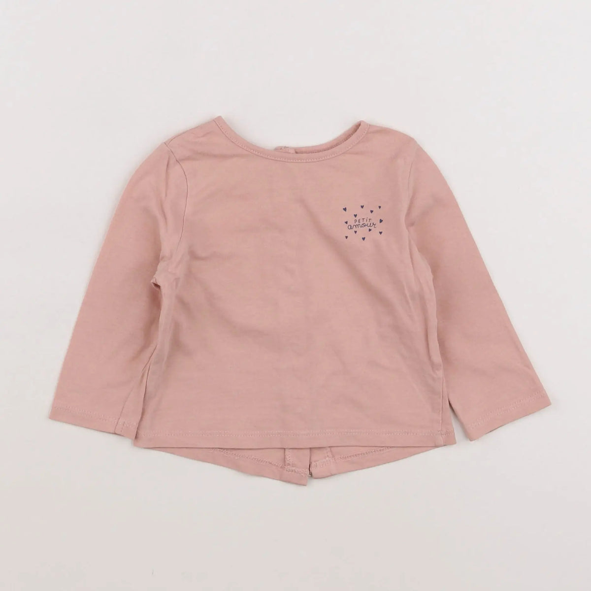 Vertbaudet - tee-shirt rose - 6 mois