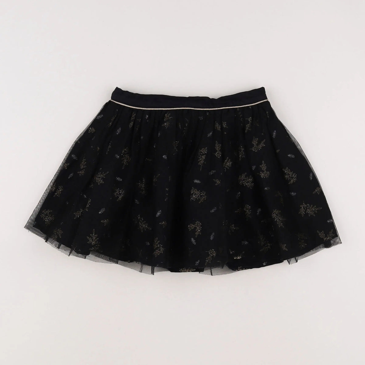 Vertbaudet - jupe noir - 4 ans