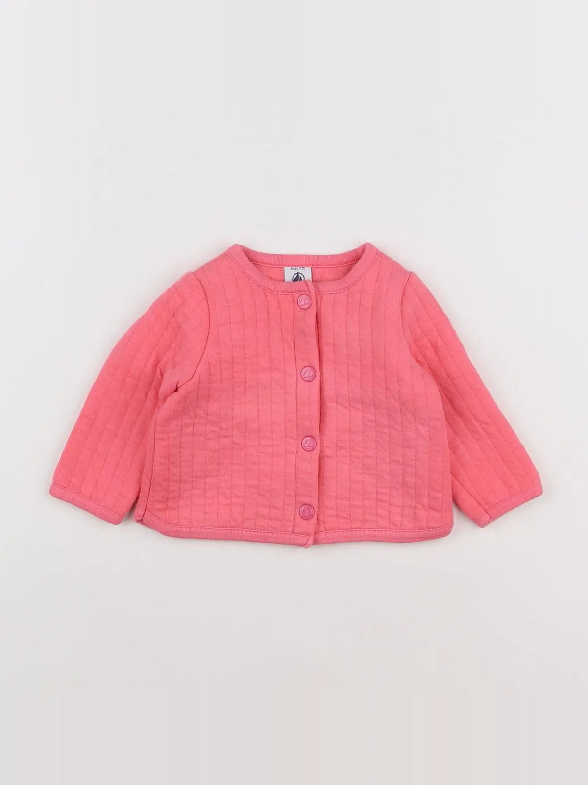Petit Bateau - sweat rose - 6 mois