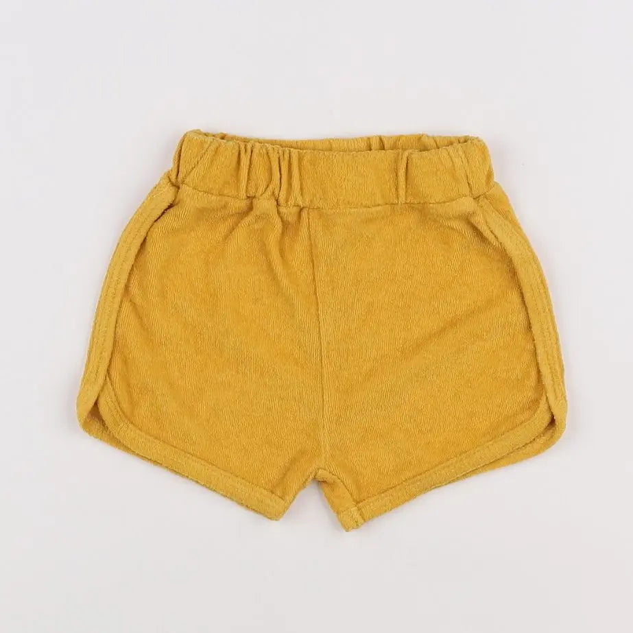 Vertbaudet - short jaune - 9 mois