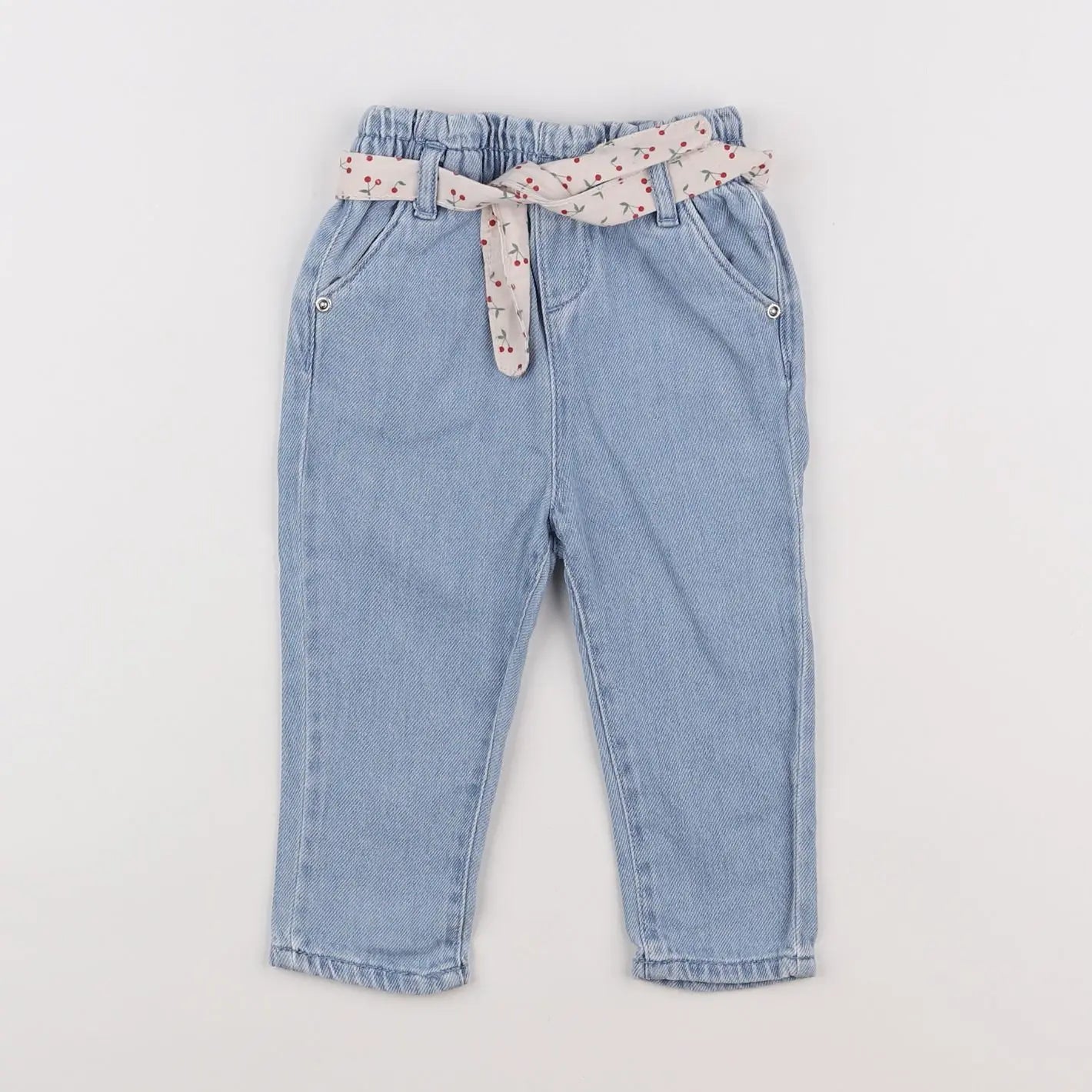 Vertbaudet - jean bleu - 9 mois