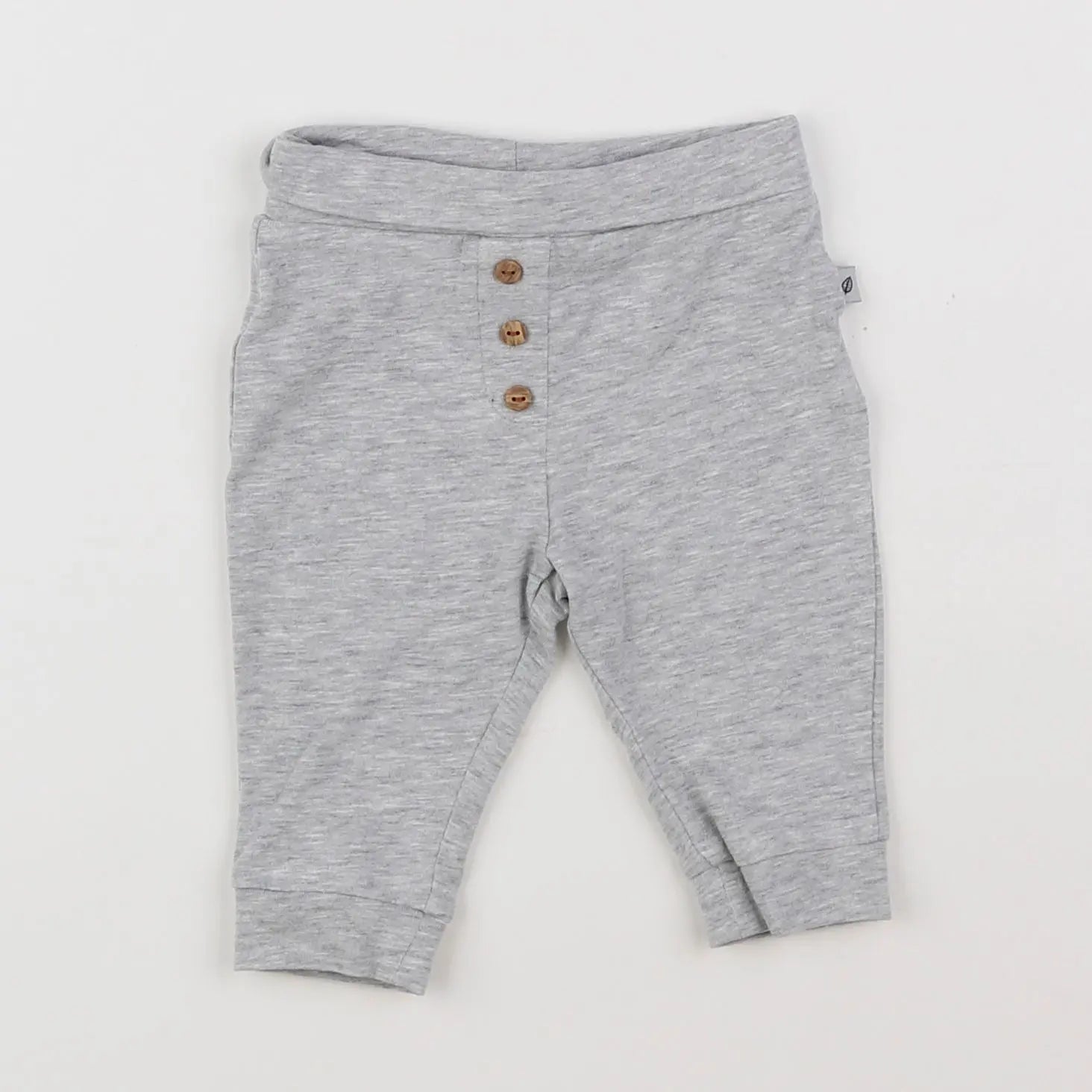 Vertbaudet - pantalon gris - 3 mois
