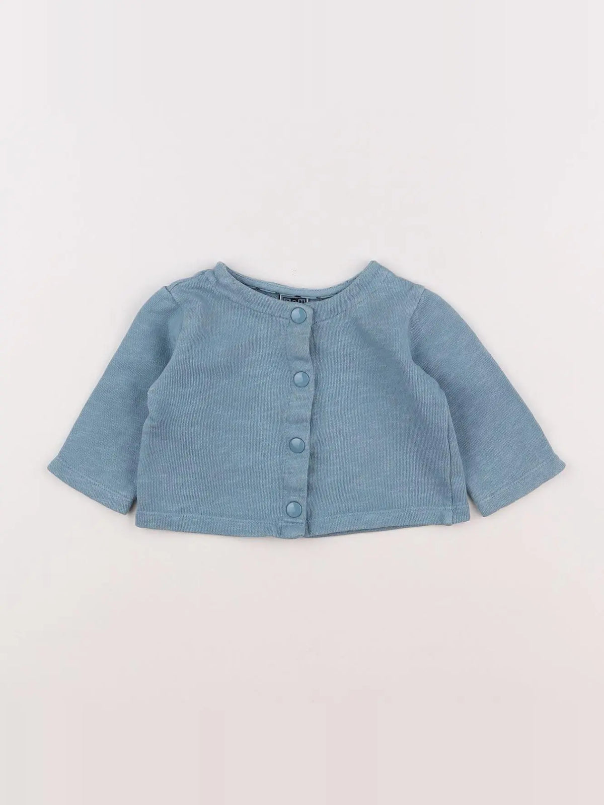 Bonton - sweat bleu - 12 mois