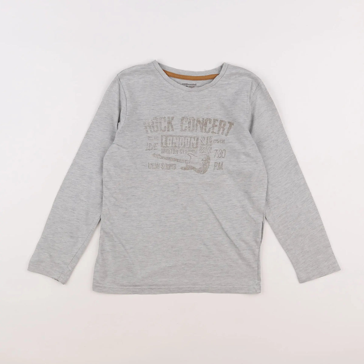 Vertbaudet - tee-shirt gris - 8 ans