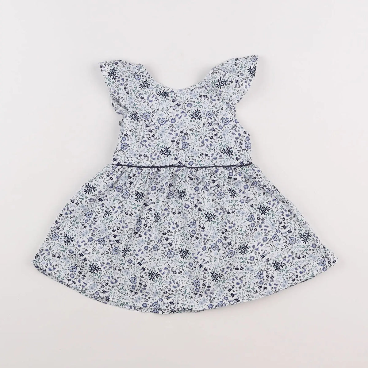 Vertbaudet - robe blanc - 12 mois