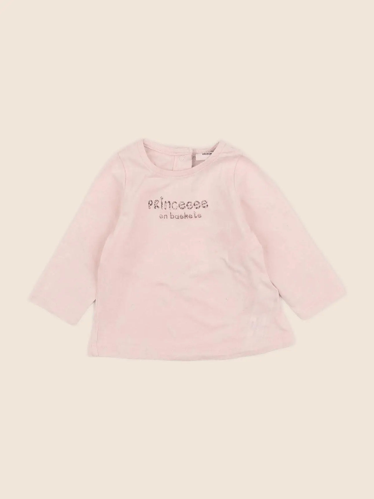 Tape à l'oeil - tee-shirt rose - 6 mois