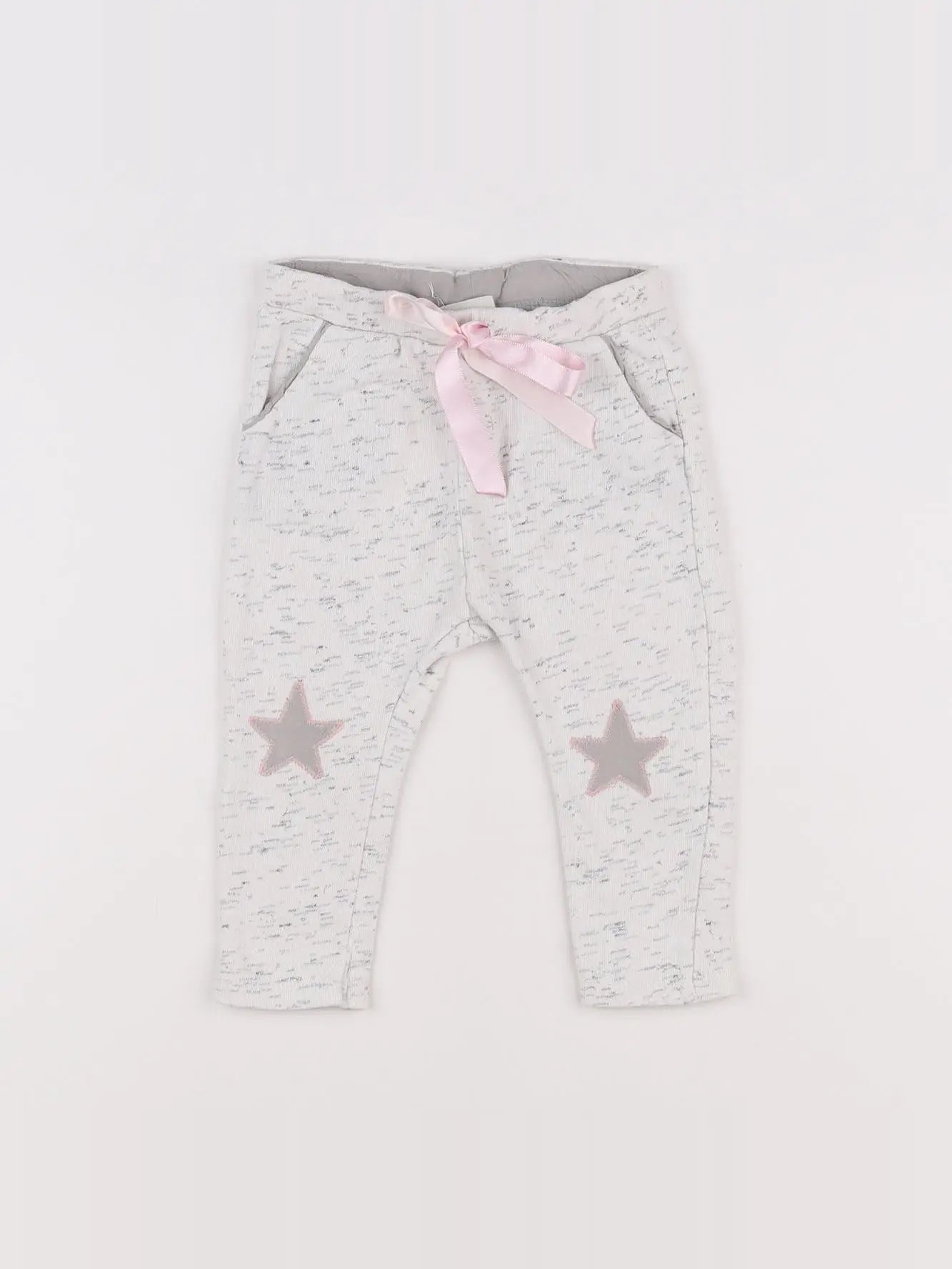 Zara - pantalon gris - 6/9 mois