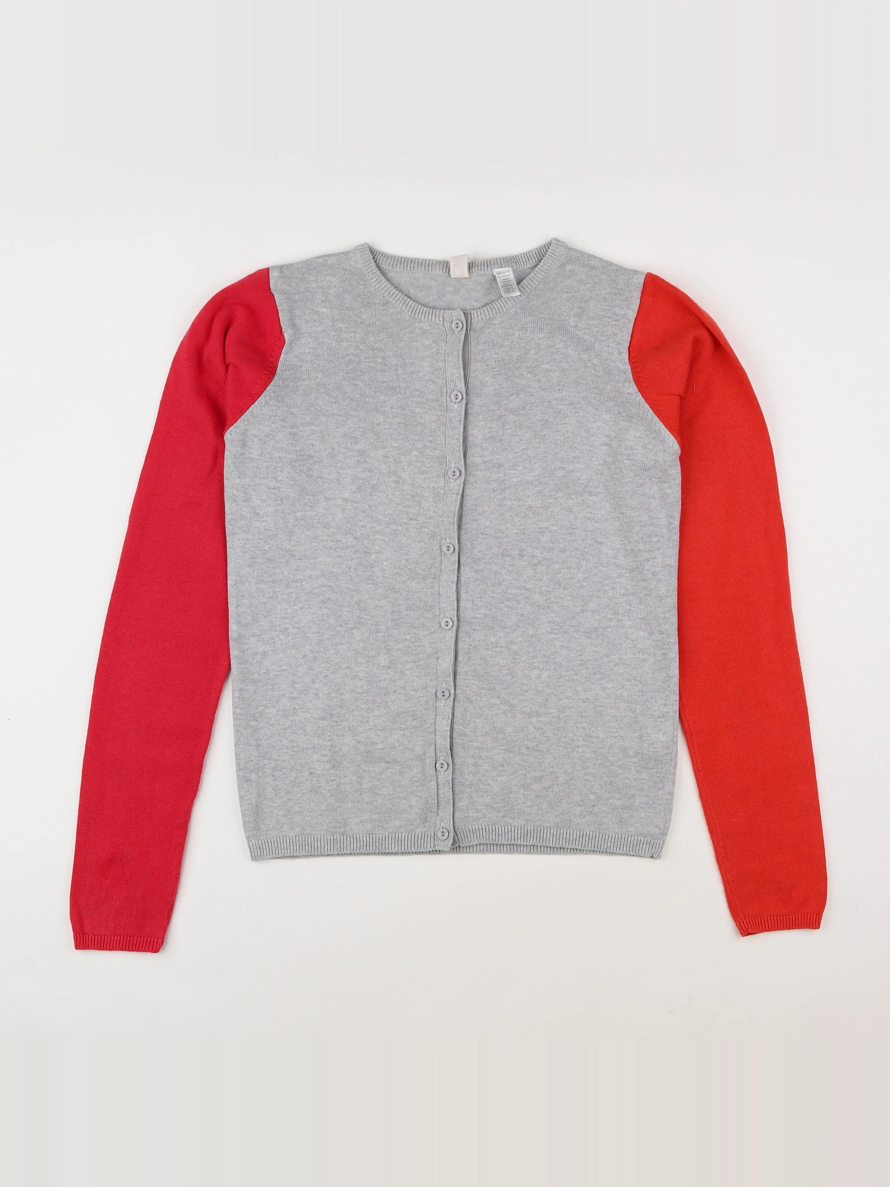 Okaidi - gilet gris - 14 ans