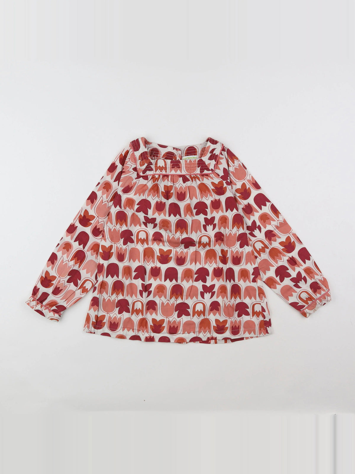 Vertbaudet - blouse rose, rouge - 8 ans