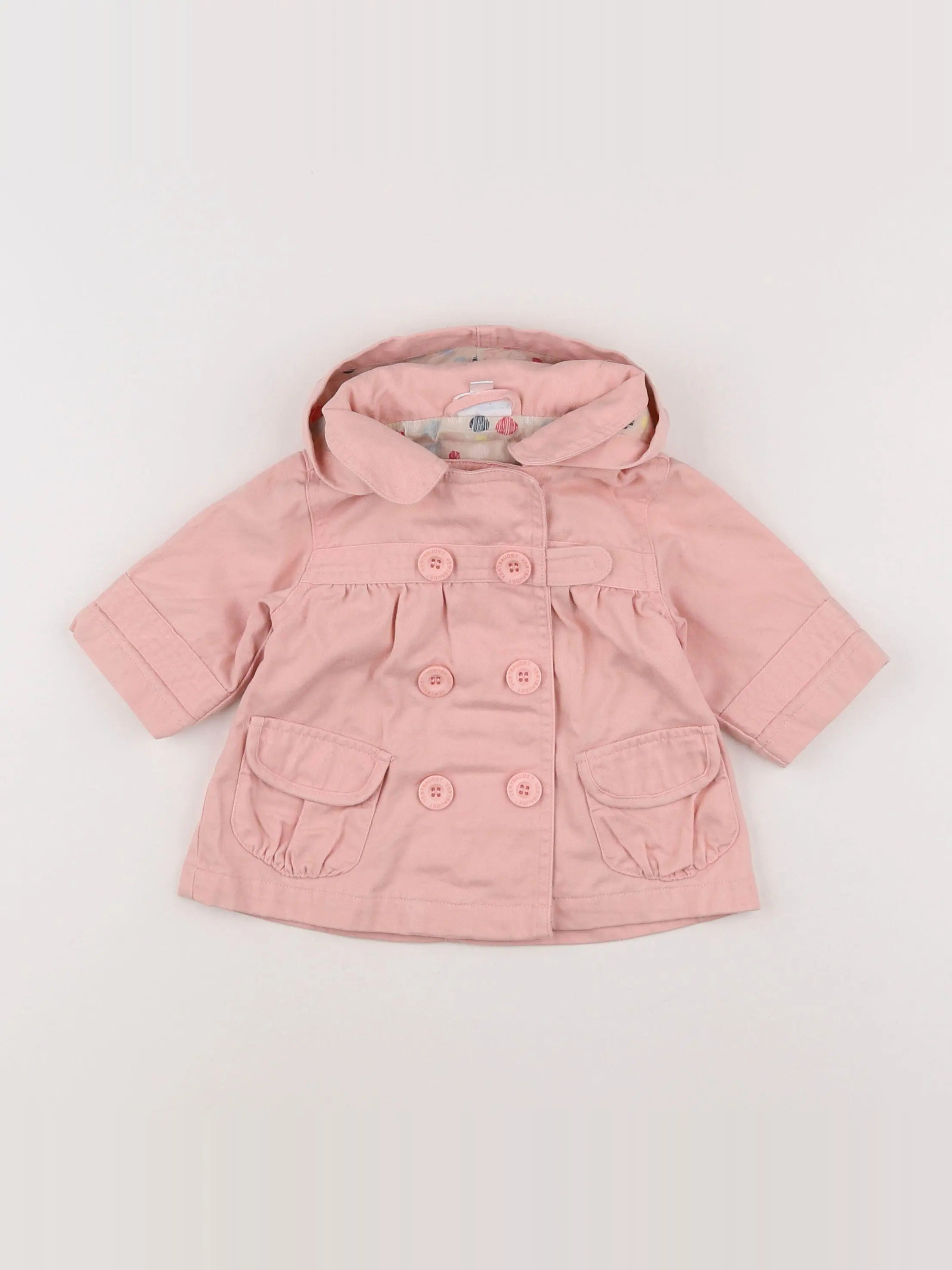 Vertbaudet - veste rose - 3 mois
