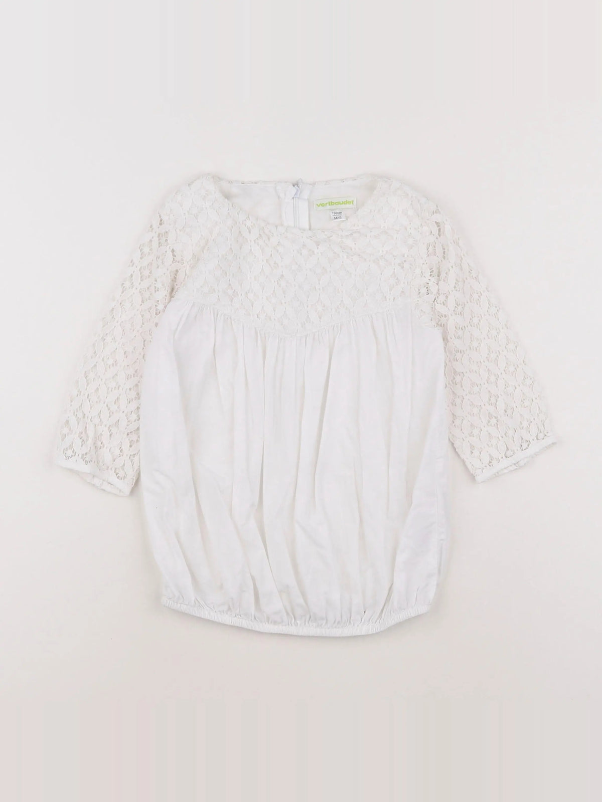 Vertbaudet - robe blanc - 5 ans
