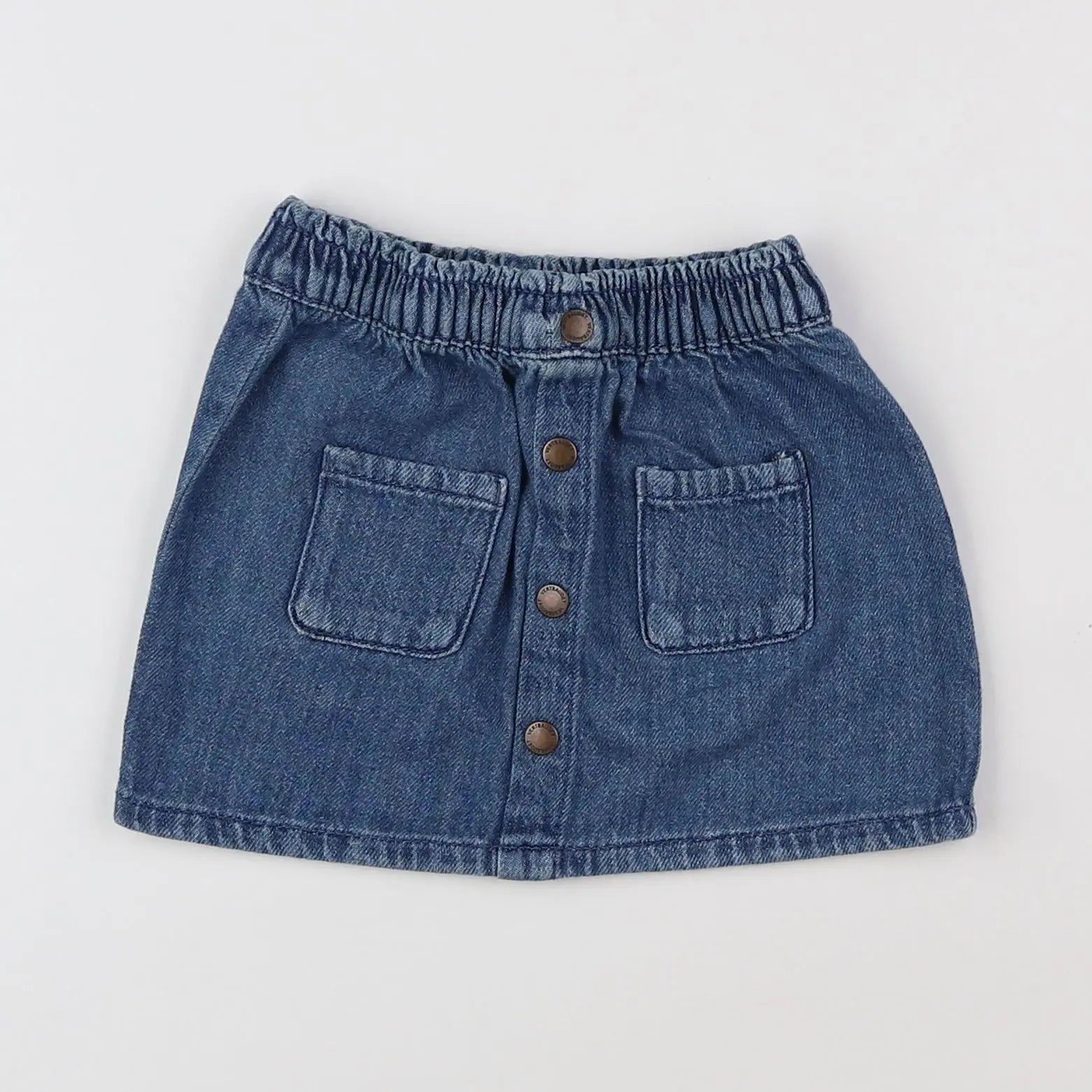 Vertbaudet - jupe bleu - 12 mois