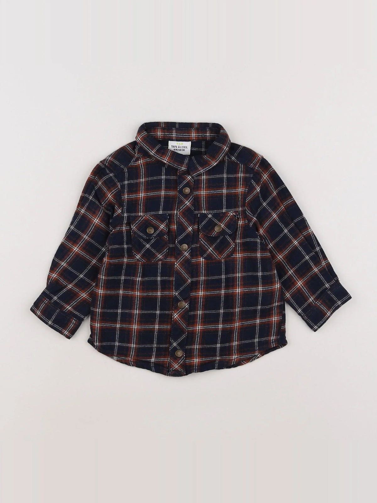 Tape à l'oeil - chemise multicolore - 6 mois