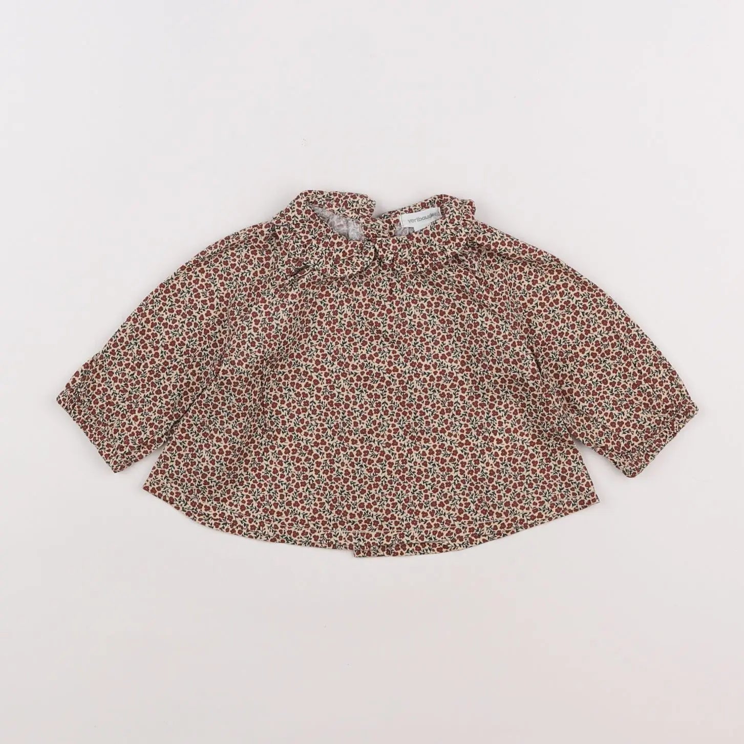 Vertbaudet - blouse marron - 3 mois