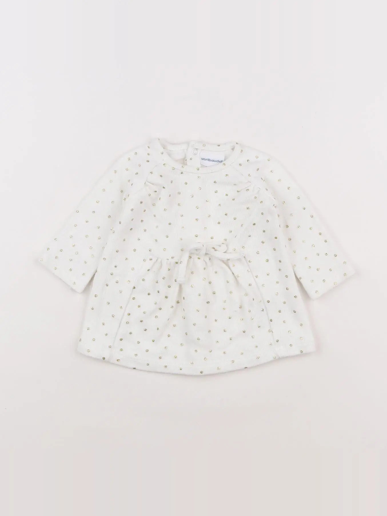 Vertbaudet - robe blanc - 3 mois