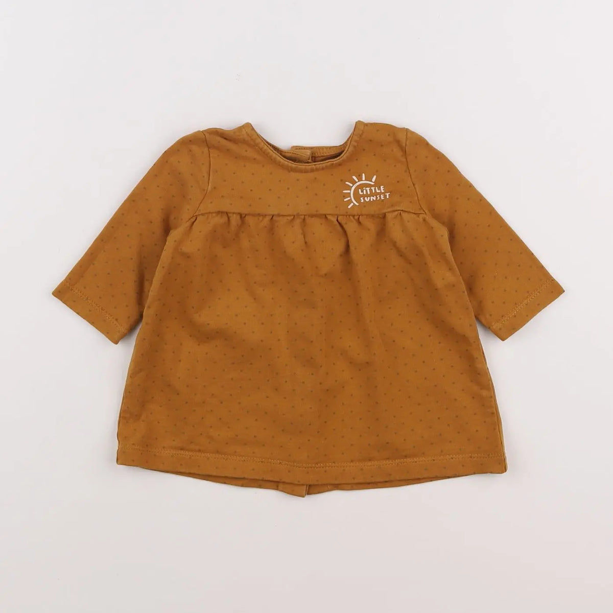 Vertbaudet - robe marron - 3 mois