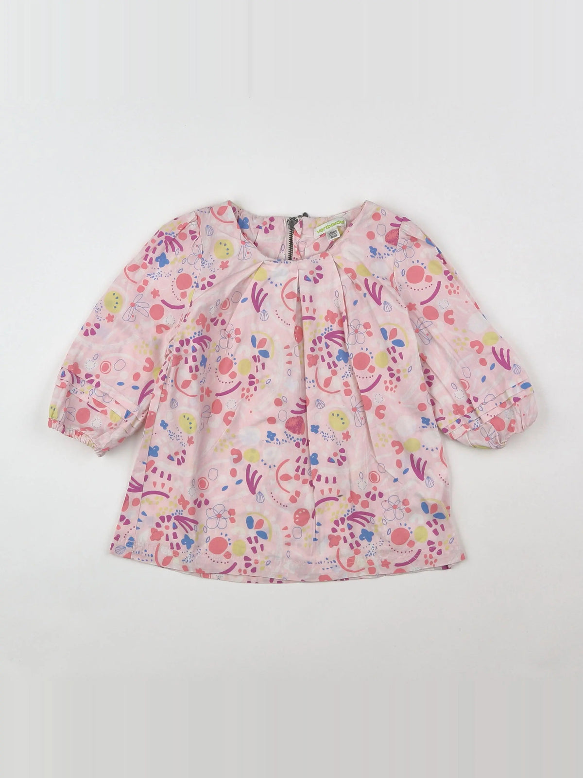 Vertbaudet - robe multicolore - 5 ans