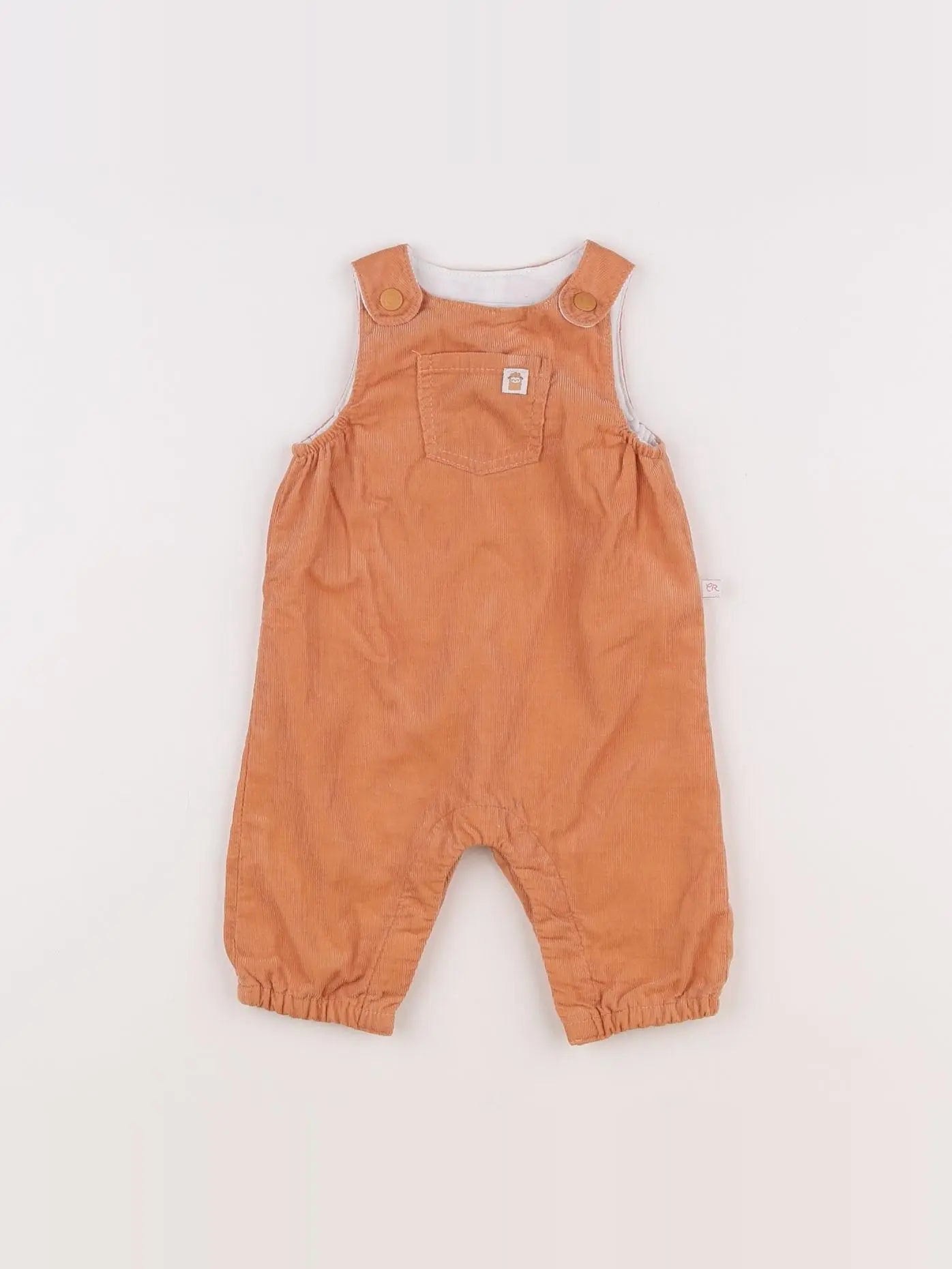 Cadet Rousselle - salopette orange - 3 mois