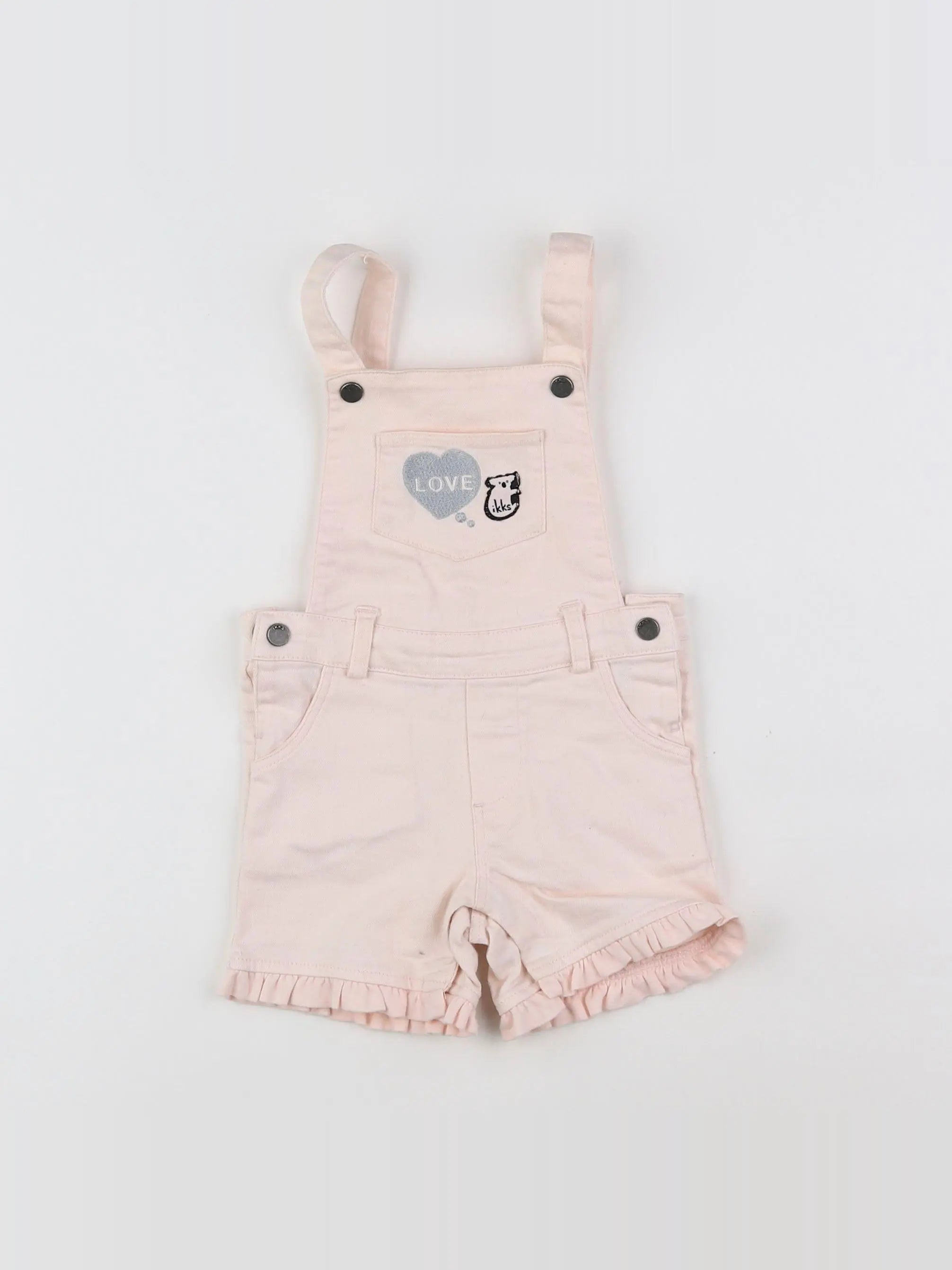 IKKS - salopette rose - 12 mois