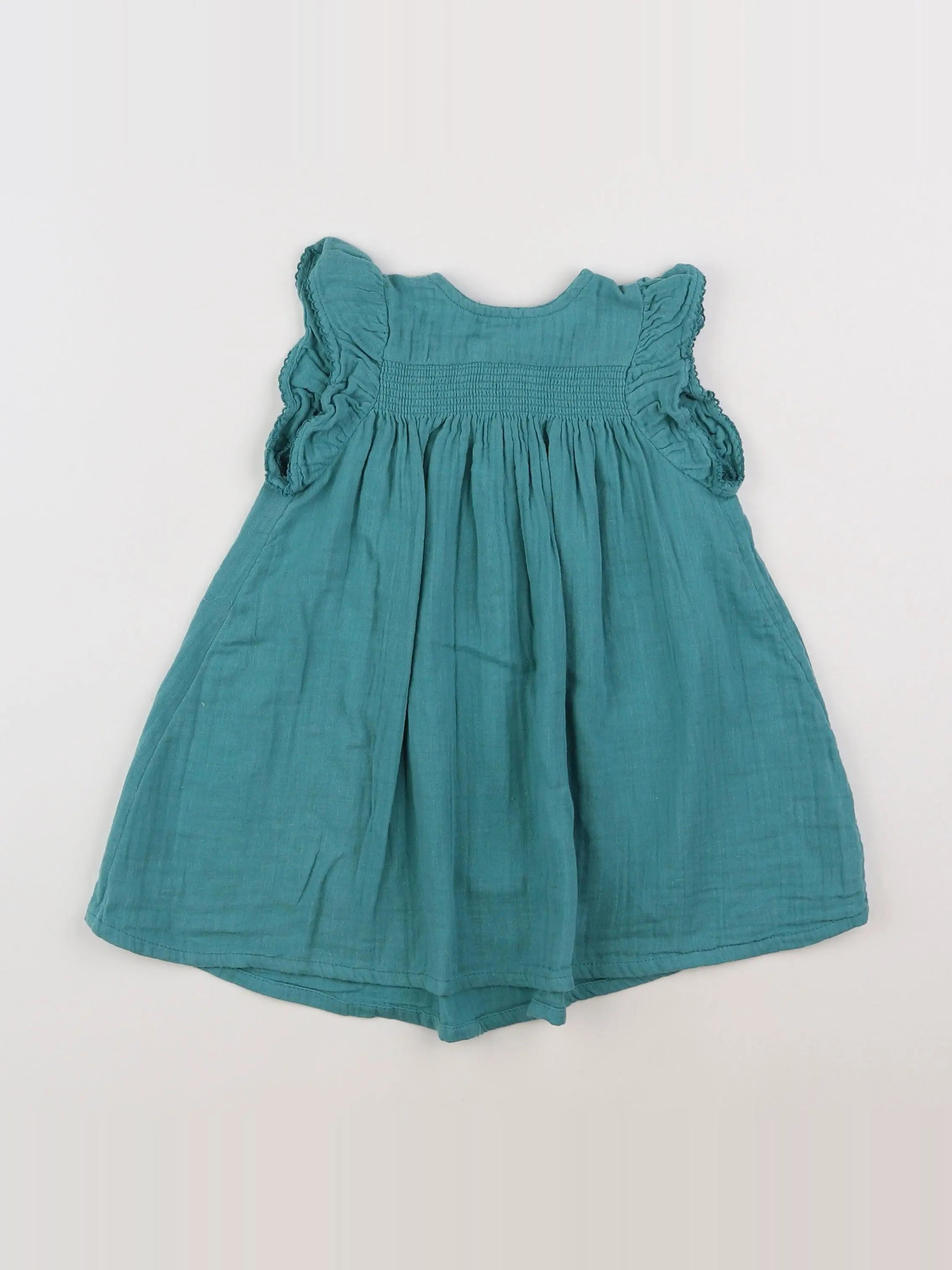 Boutchou - robe bleu - 12 mois