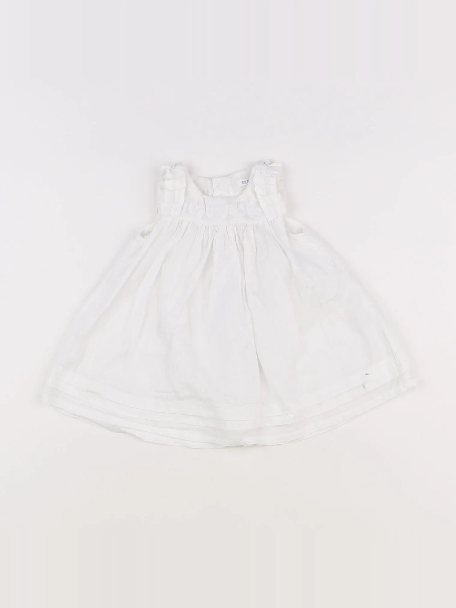 Boutchou - blouse blanc - 3 mois