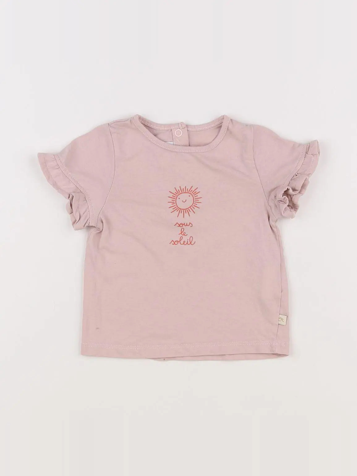 Cadet Rousselle - tee-shirt rose - 12 mois