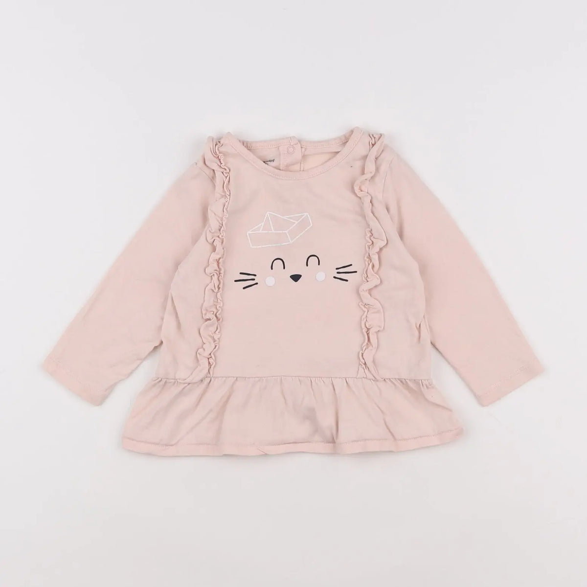 Vertbaudet - tee-shirt rose - 18 mois