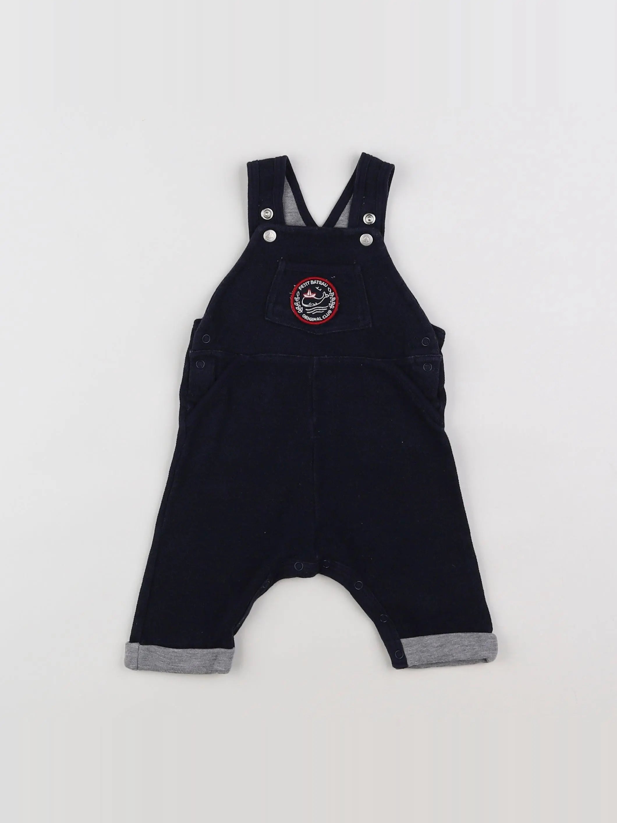 Petit Bateau - combinaison bleu - 3 mois