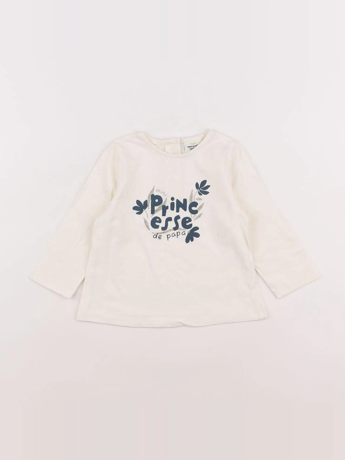 Tape à l'oeil - tee-shirt blanc - 12 mois