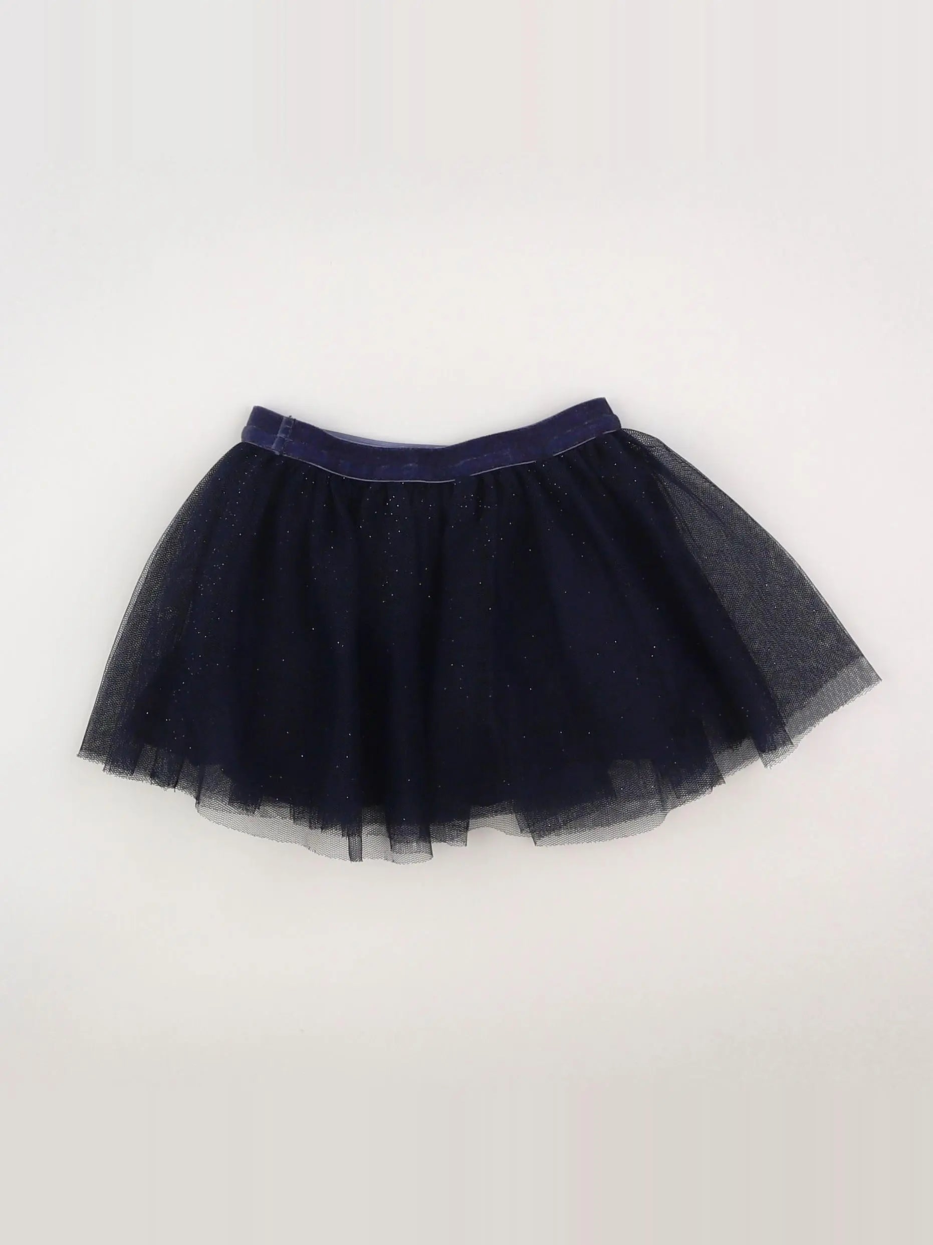 Vertbaudet - jupe bleu - 9 mois