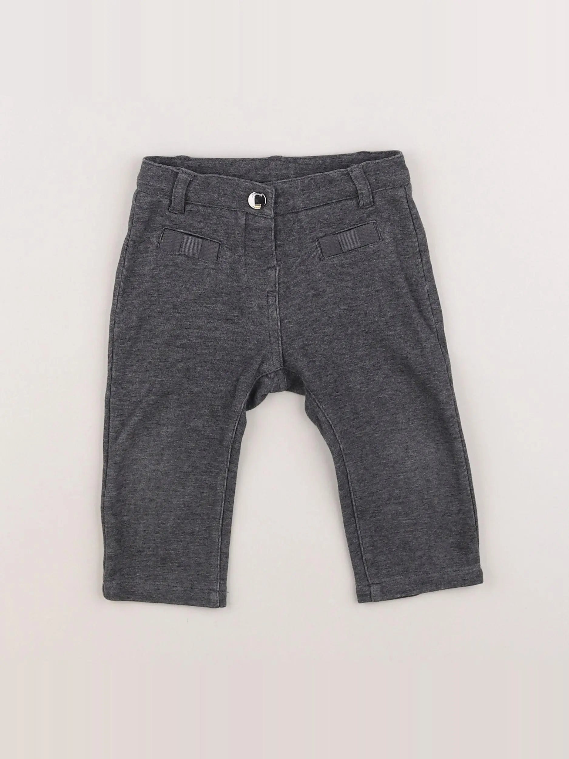 Jacadi - pantalon gris - 12 mois