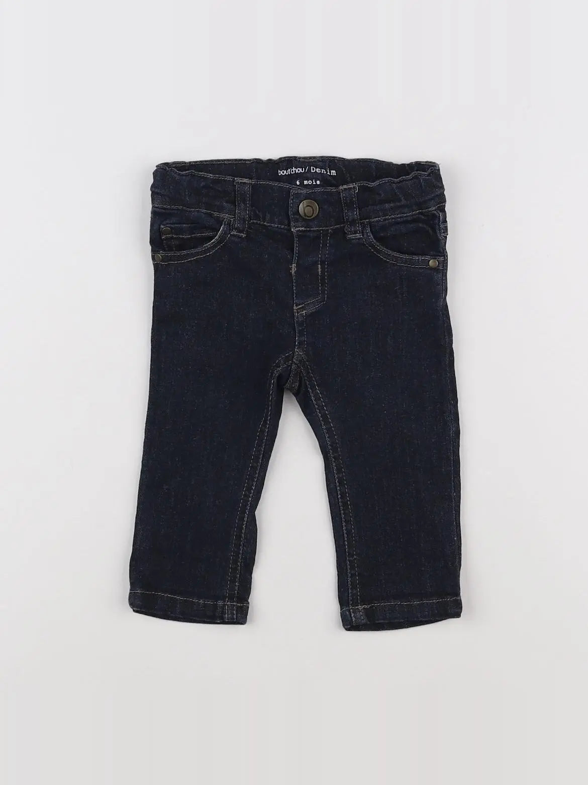 Boutchou - pantalon bleu - 6 mois