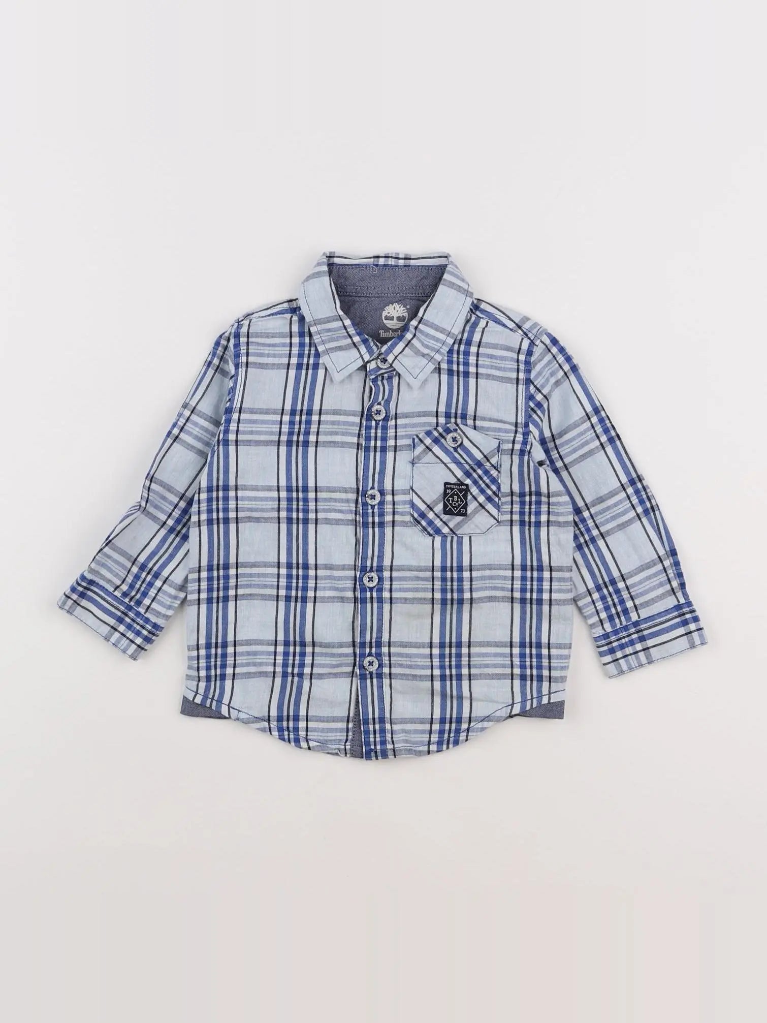 Timberland - chemise bleu - 12 mois