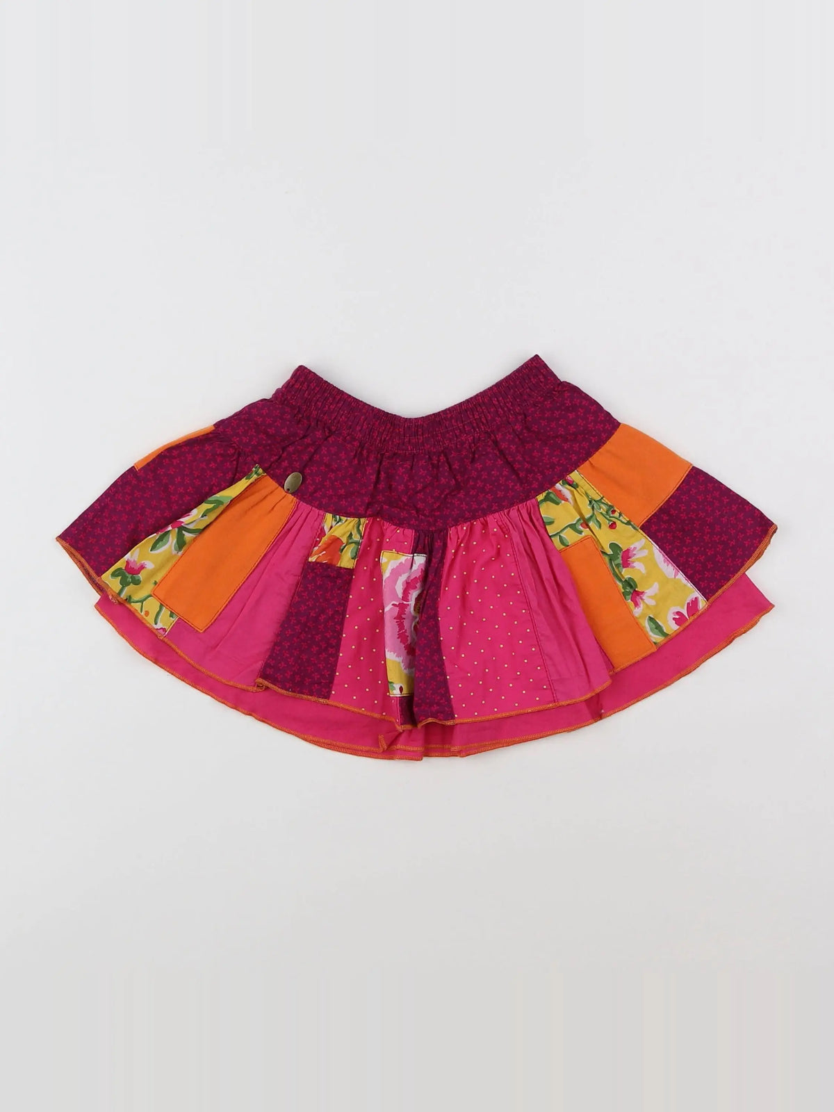 Catimini - jupe rose, orange - 18 mois