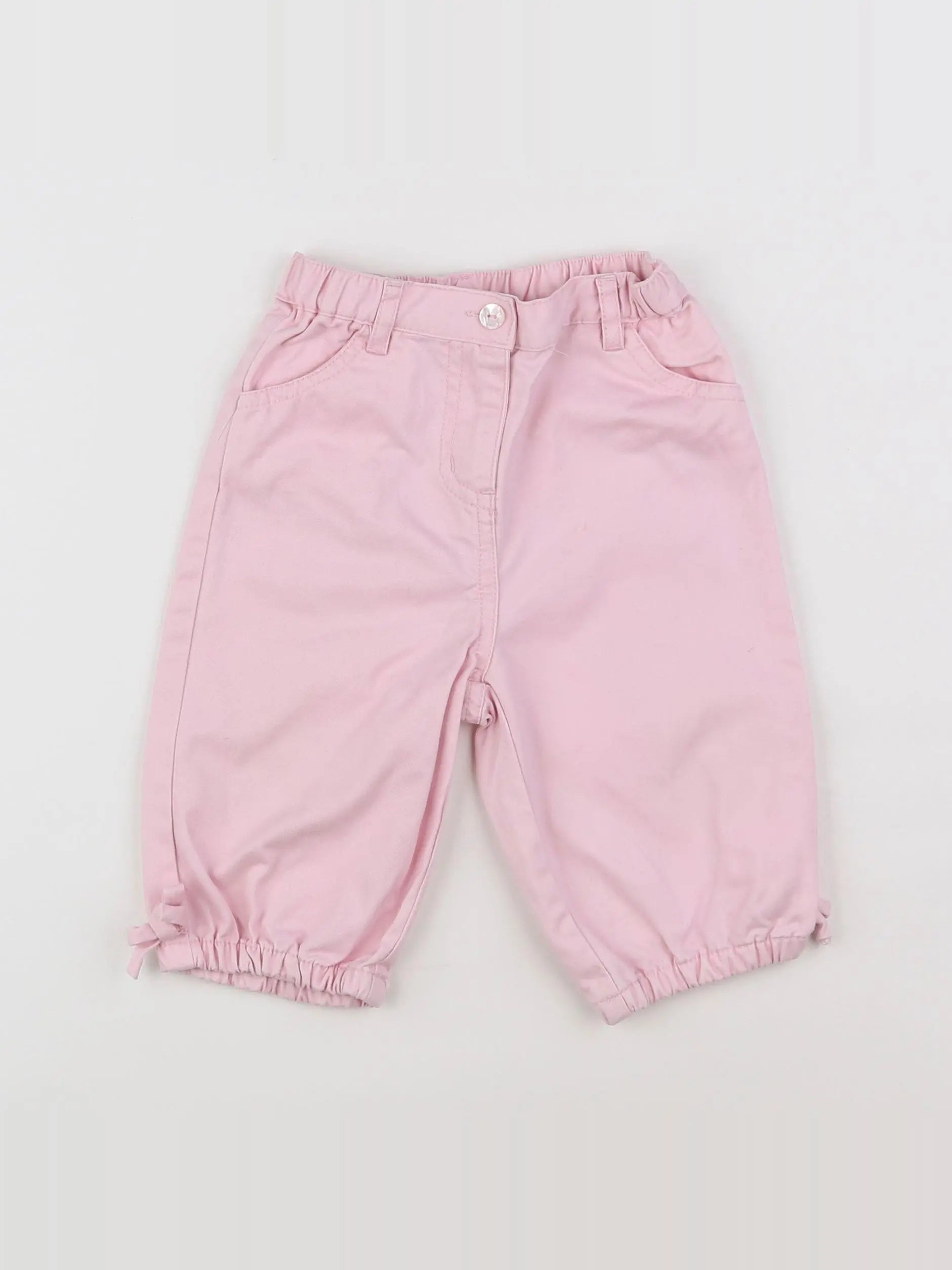 Jacadi - pantalon rose - 12 mois