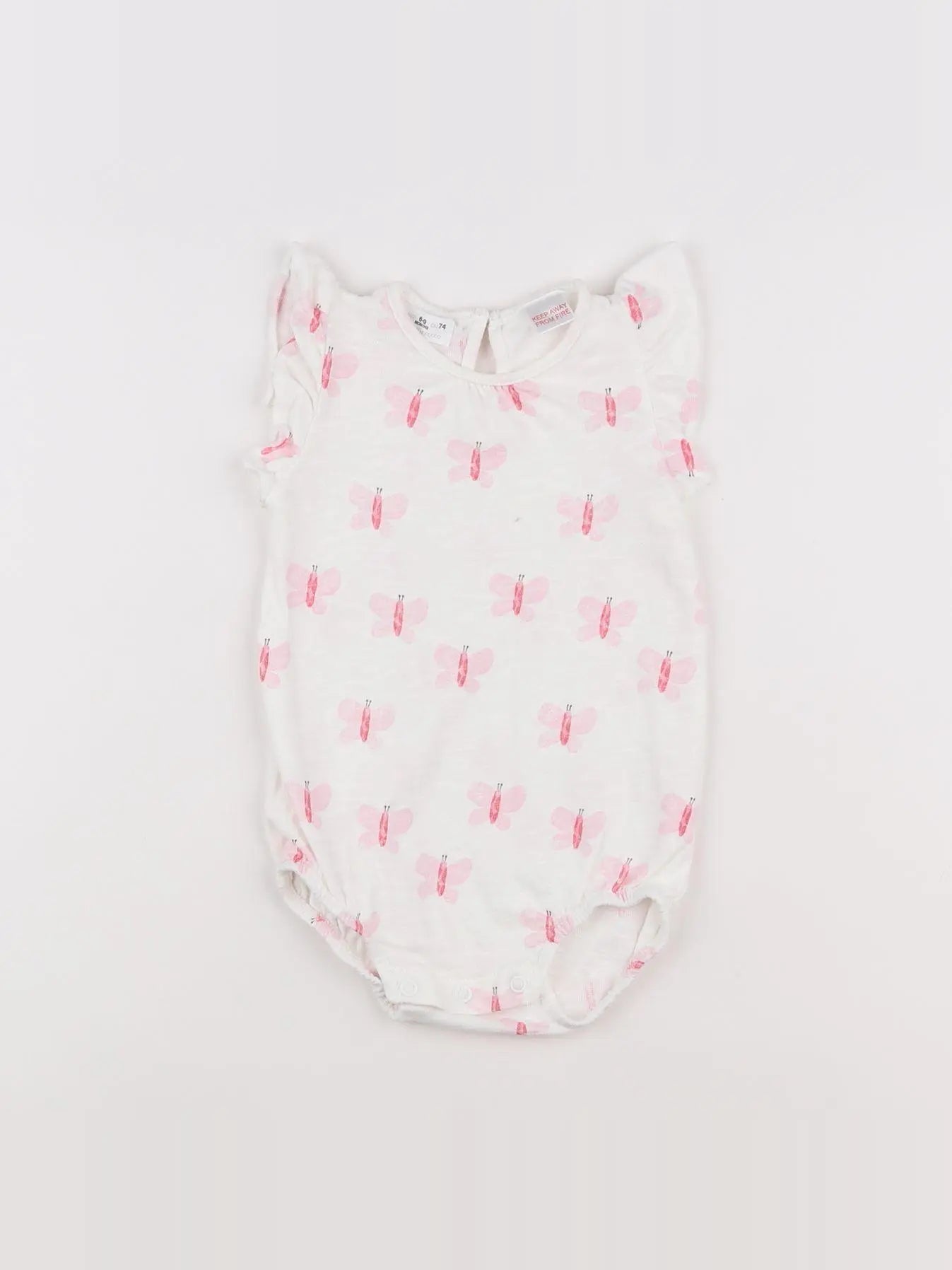 Zara - combinaison blanc - 6/9 mois