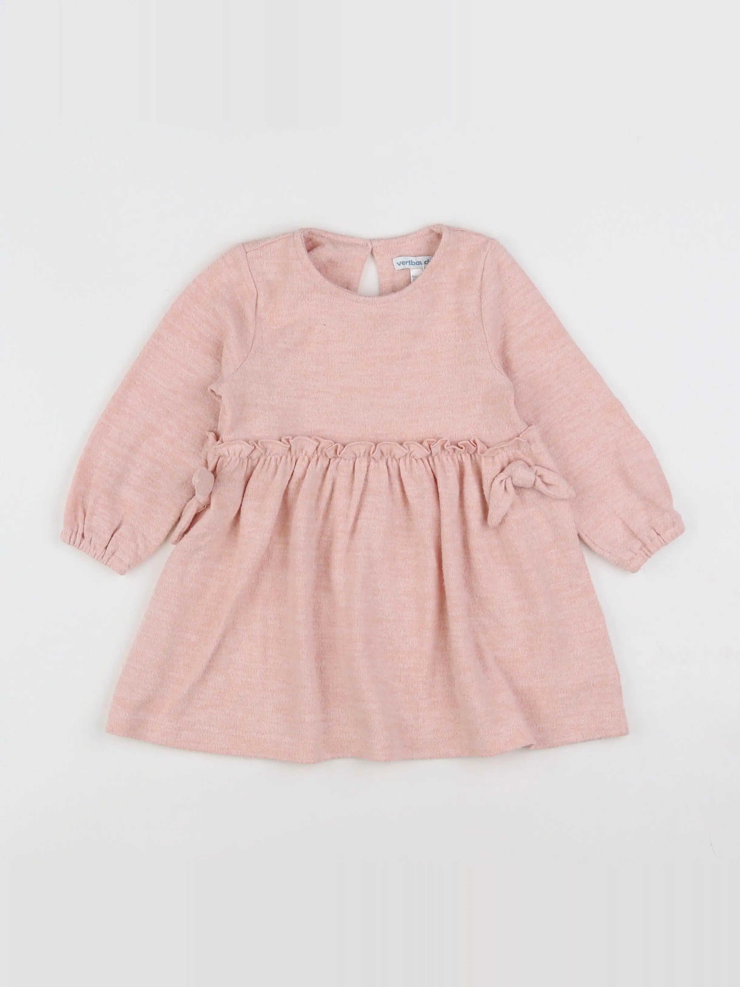 Vertbaudet - robe rose - 12/18 mois