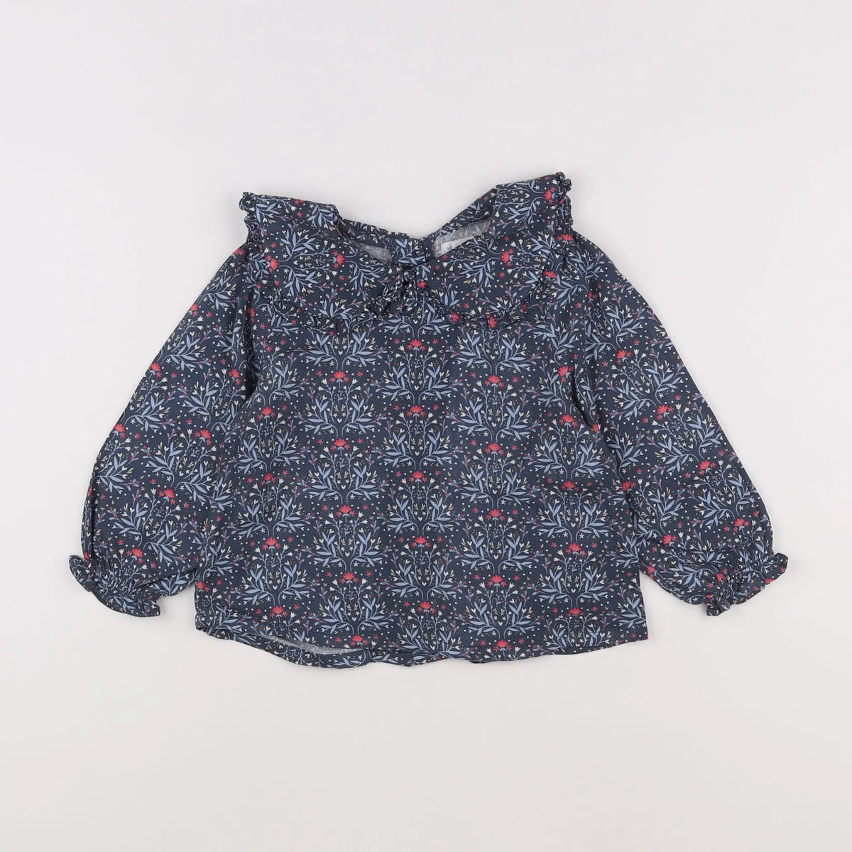 Vertbaudet - blouse bleu - 18 mois