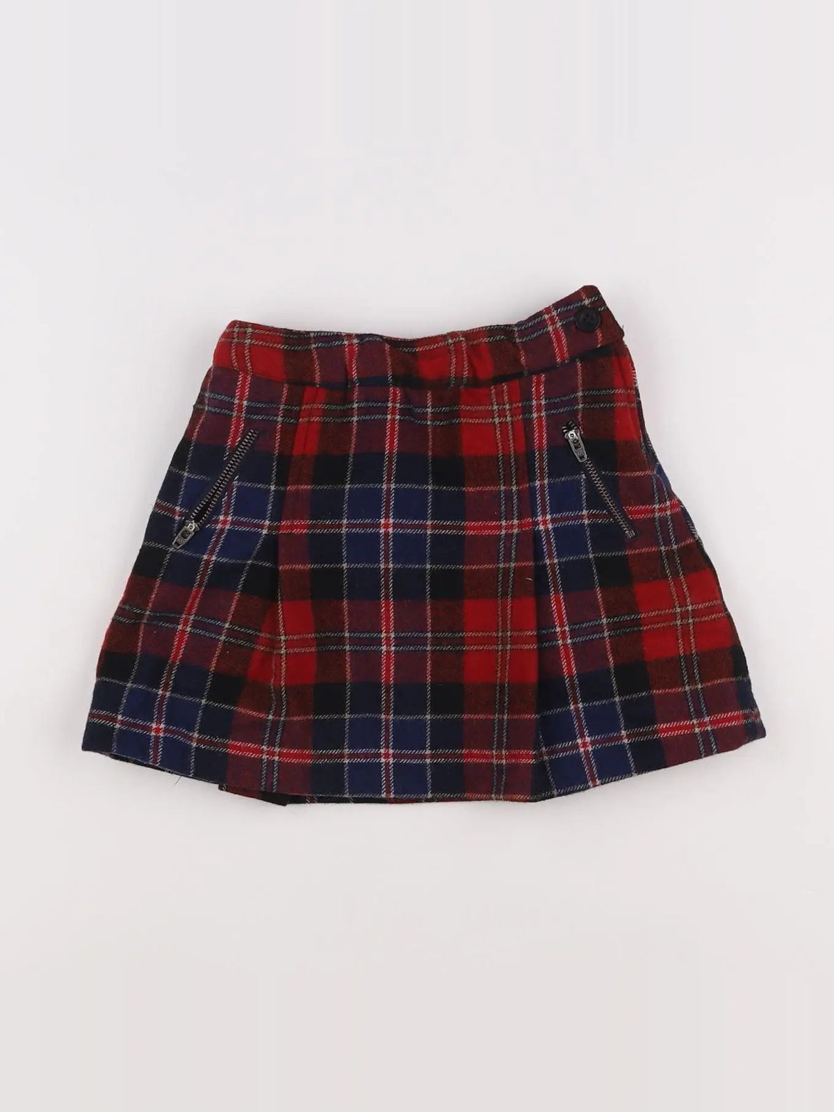 Acanthe - jupe bleu, rouge - 6 ans