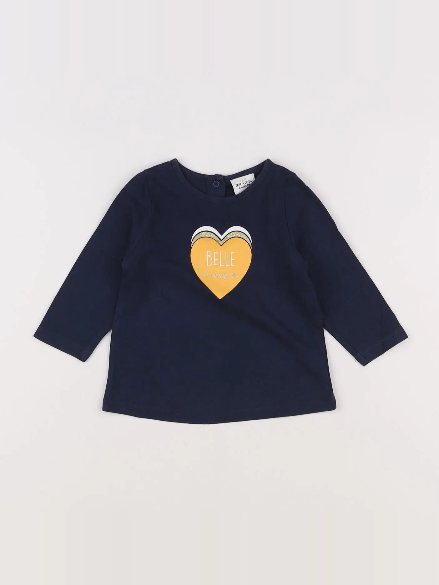 Tape à l'oeil - tee-shirt bleu - 6 mois