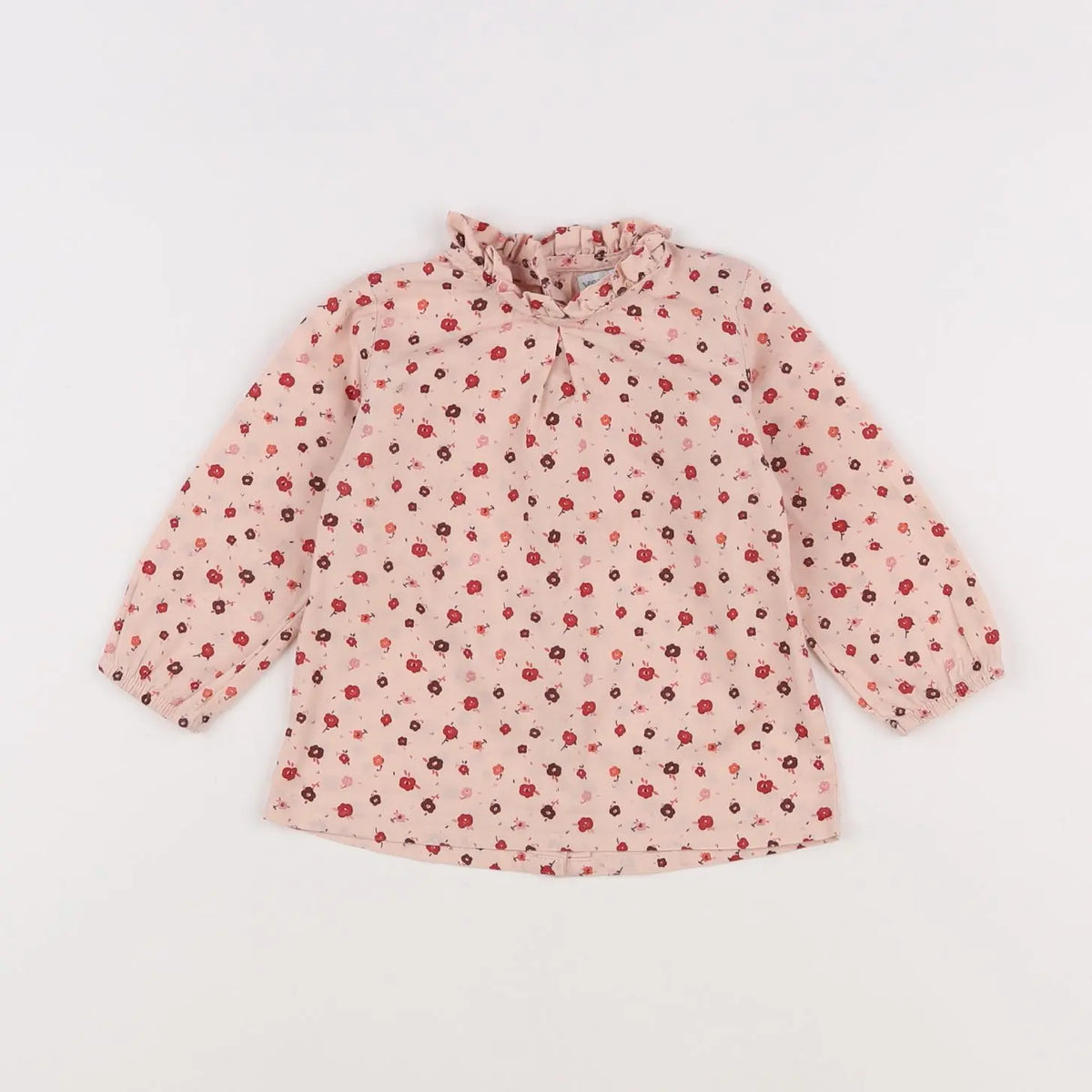 Vertbaudet - blouse rose - 9 mois