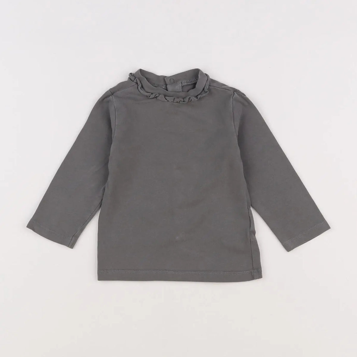 Vertbaudet - tee-shirt gris - 9 mois